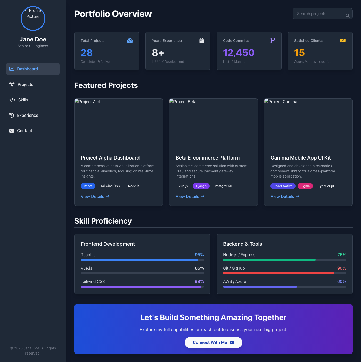 Astral Admin Portfolio