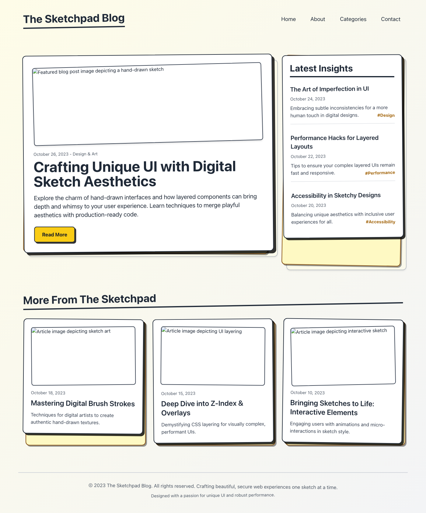 The Sketchpad Blog: Layered Hand-drawn UI Experience