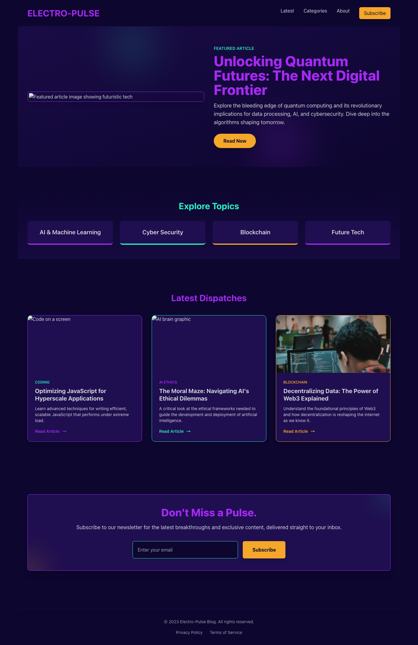 Electro-Pulse Blog: Decode the Digital Realm