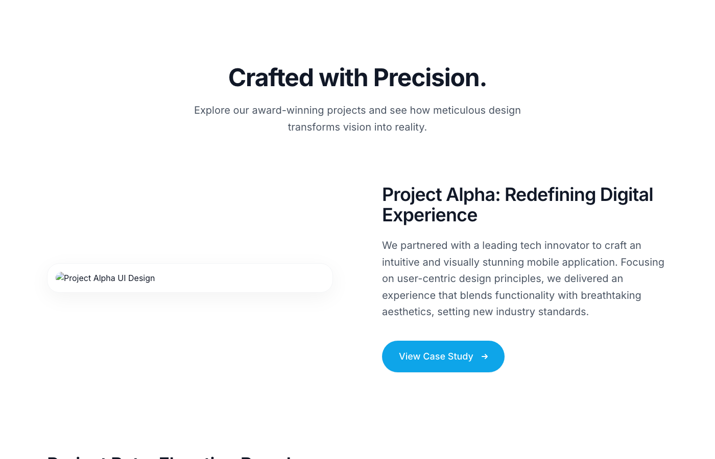 Elite Portfolio Feature Display