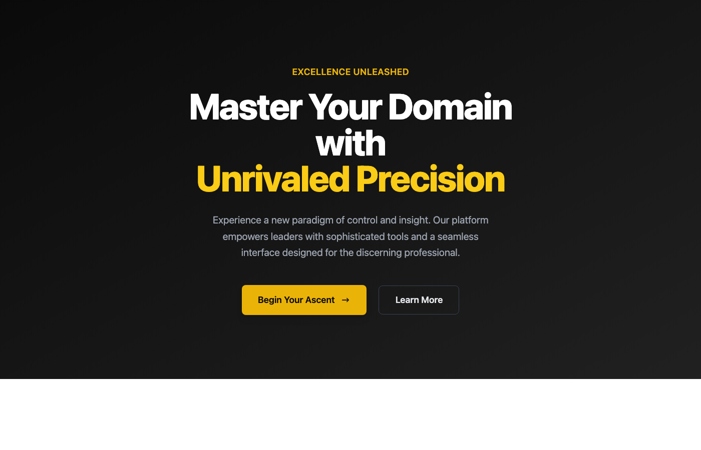 Opulent Ascent Dashboard Hero