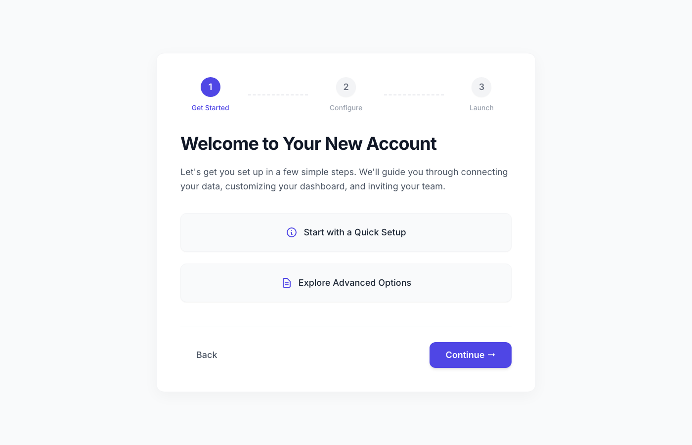 Aether Onboarding Flow