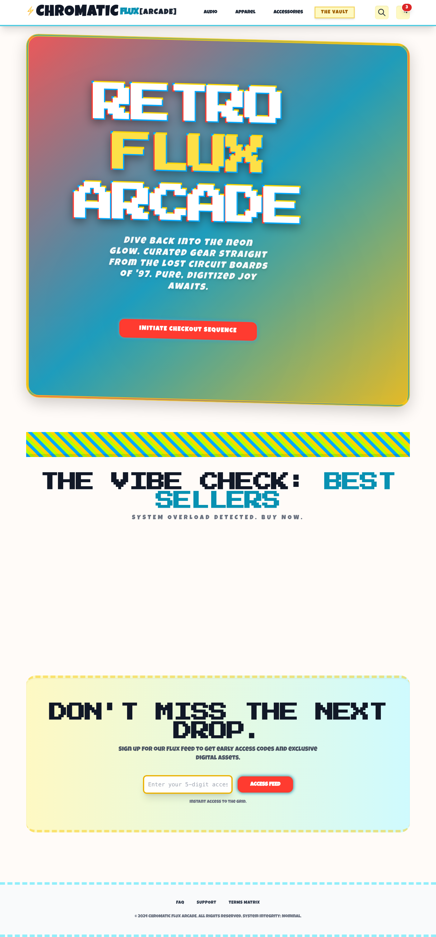 Chromatic Flux Arcade Gear