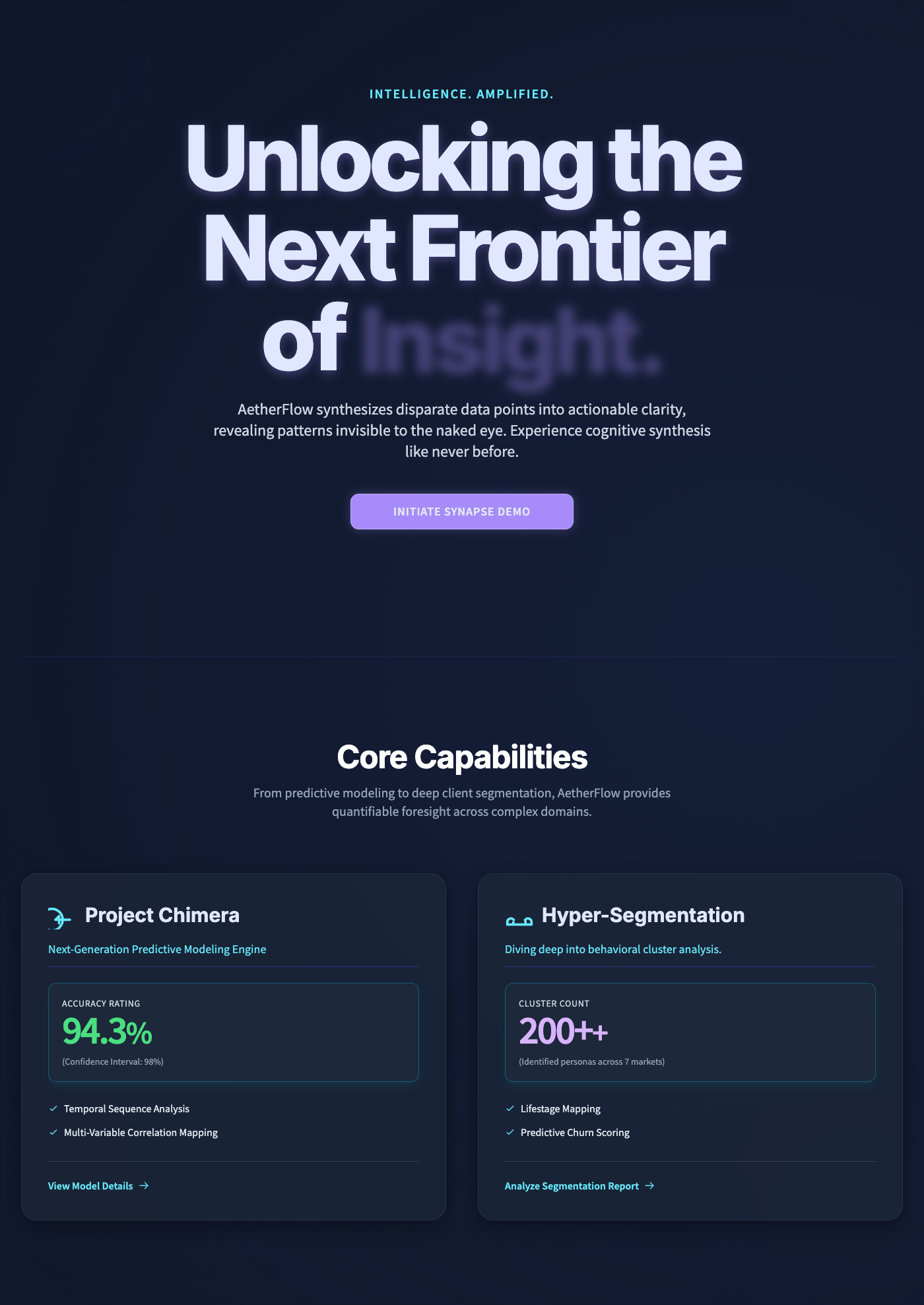 AetherFlow: Cognitive Synthesis Engine