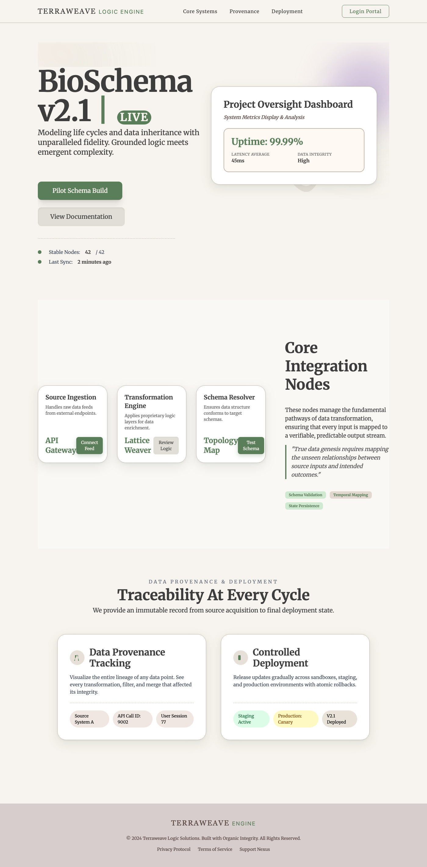 Terraweave Logic Engine