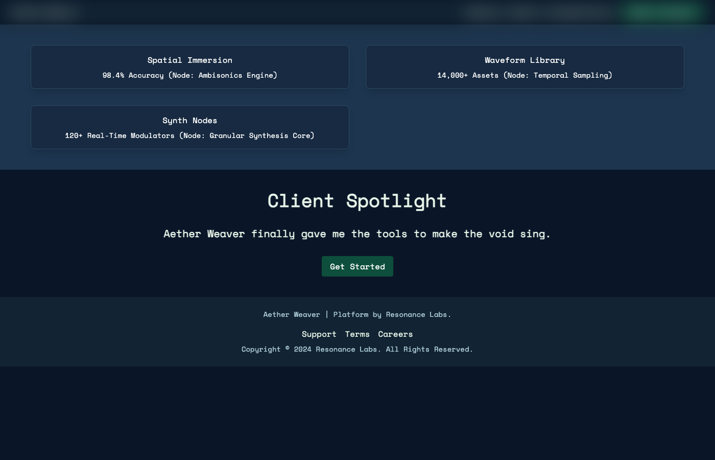 Aether Weaver: Soundscape Architect