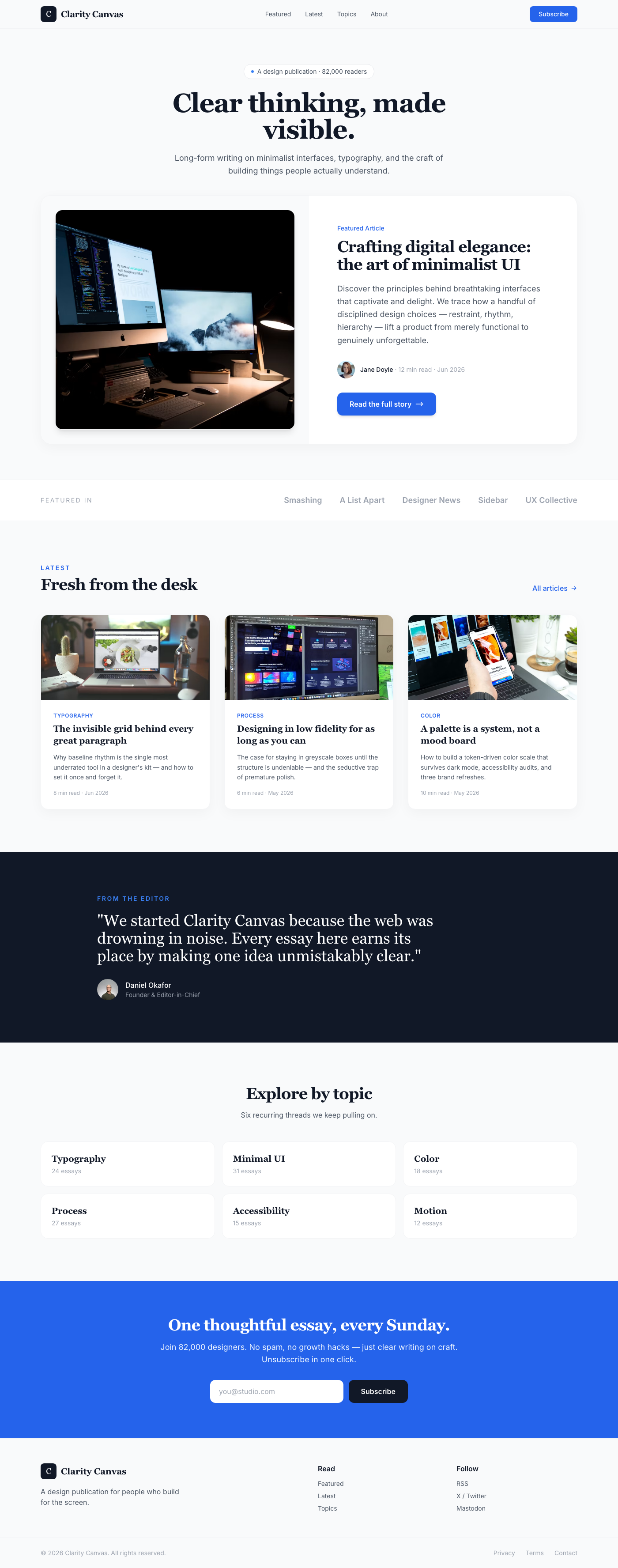 Clarity Canvas: Split Feature Display