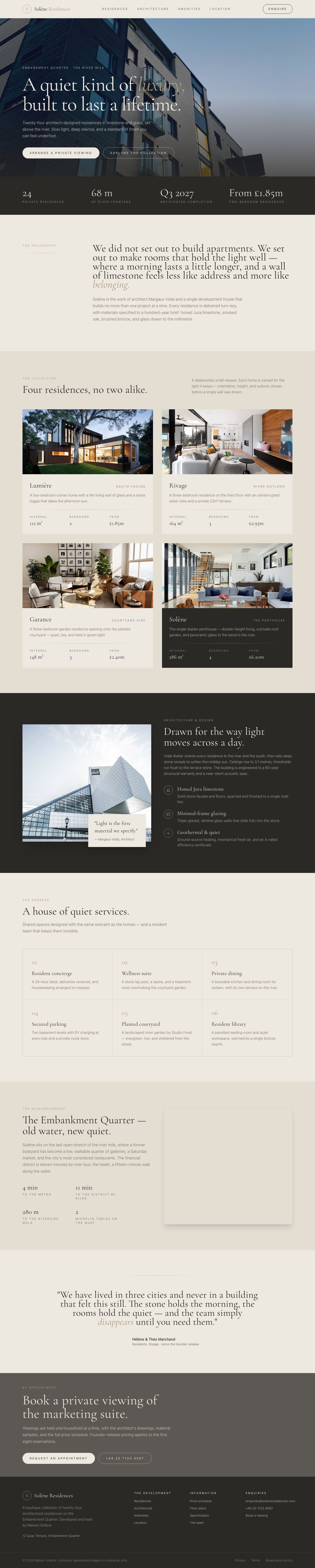 Solène Residences — Architectural Living