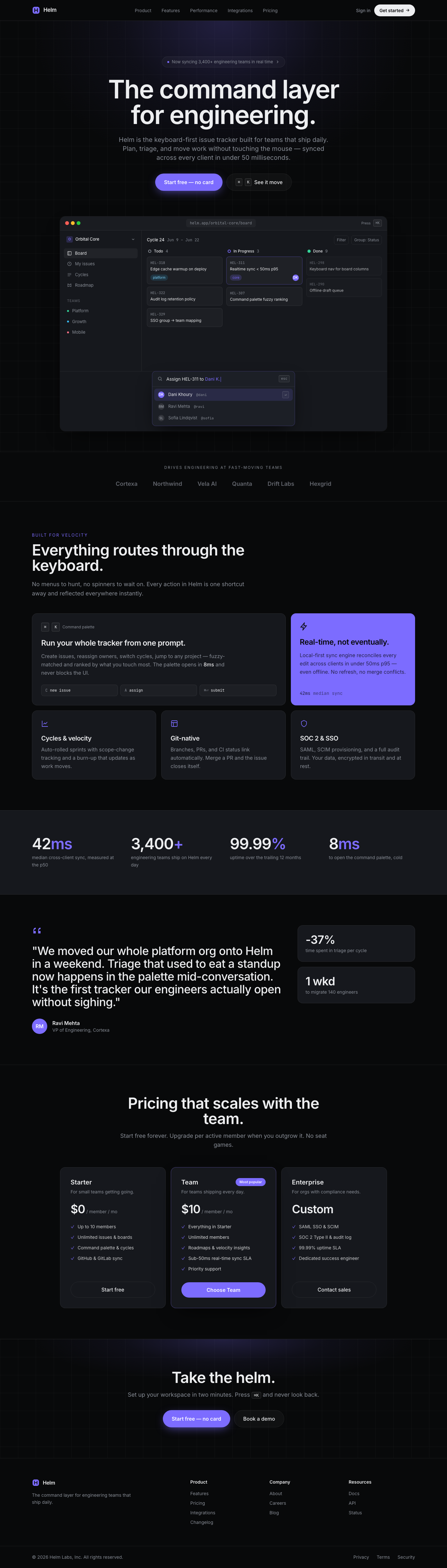 Helm — The Command Layer for Engineering