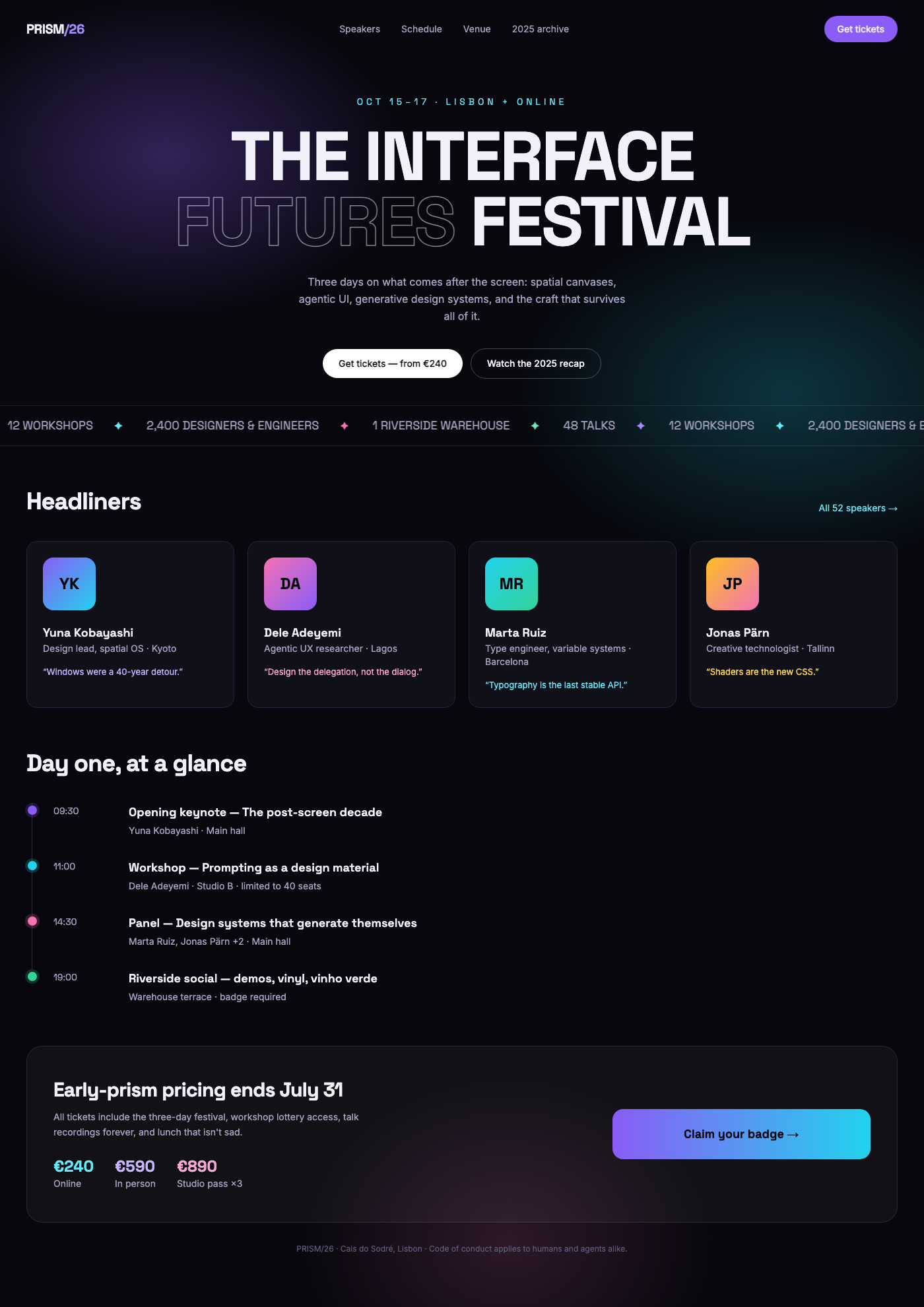 PRISM 2026 Festival